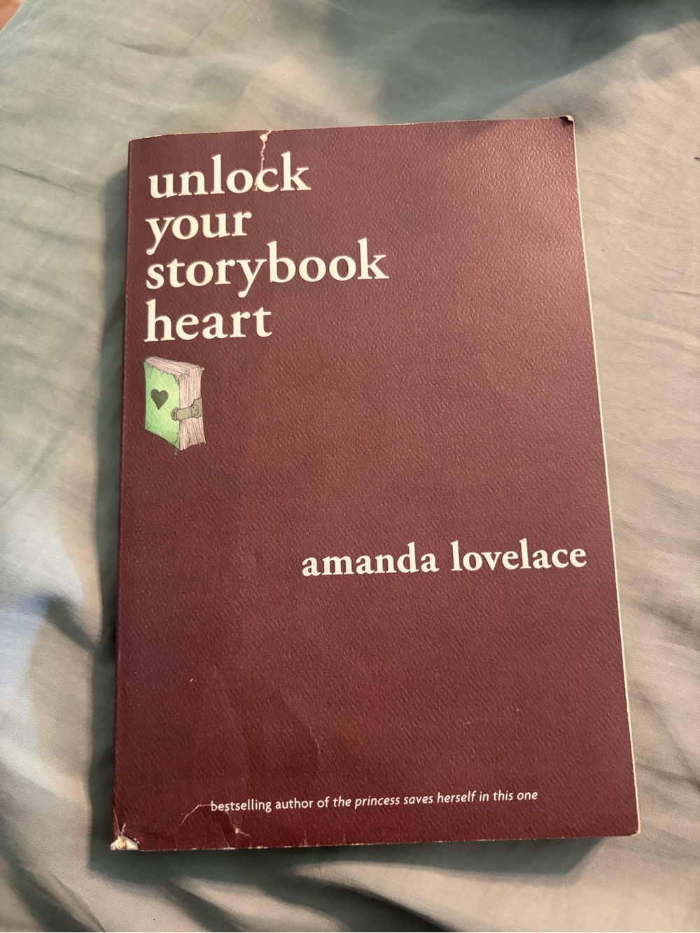 Unlock Your Storybook Heart by Amanda Lovelace - Maroon Cover